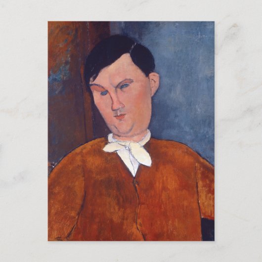 Amedeo Modigliani - Monsieur Deleu Briefkaart (Voorkant)