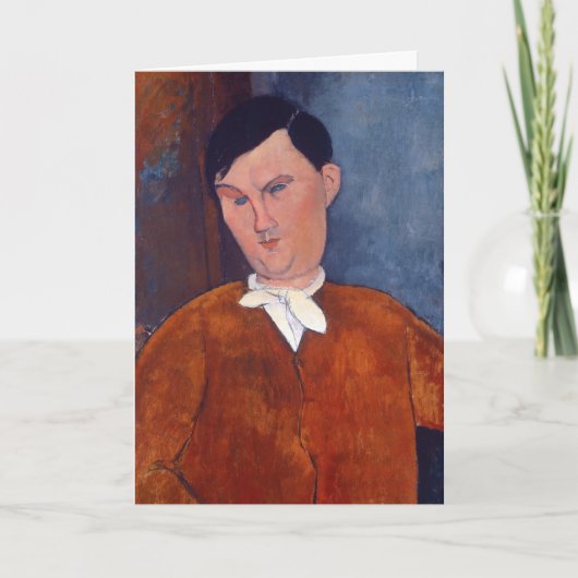 Amedeo Modigliani - Monsieur Deleu Kaart (Voorkant)