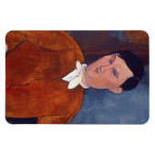 Amedeo Modigliani - Monsieur Deleu Magneet (Horizontaal)