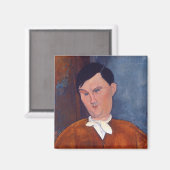 Amedeo Modigliani - Monsieur Deleu Magneet (Voorkant / Achterkant)