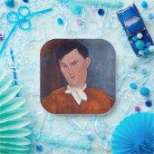 Amedeo Modigliani - Monsieur Deleu Papieren Bordje (Feest)