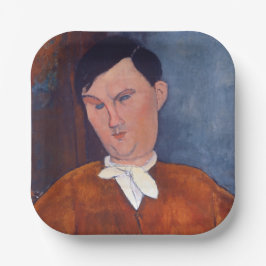 Amedeo Modigliani - Monsieur Deleu Papieren Bordje