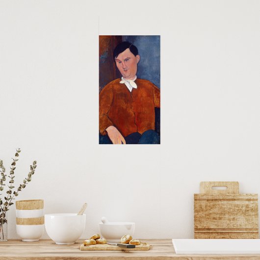Amedeo Modigliani - Monsieur Deleu Poster (Keuken)