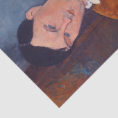 Amedeo Modigliani - Monsieur Deleu Tissuepapier (Detail)
