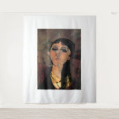 Amedeo Modigliani painting Wandkleed (Voorkant)