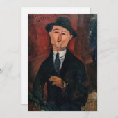 Amedeo Modigliani - Paul Guillaume, Novo Pilota Bedankkaart (Voorkant / Achterkant)
