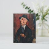 Amedeo Modigliani - Paul Guillaume, Novo Pilota Briefkaart (Staand voorkant)