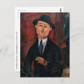 Amedeo Modigliani - Paul Guillaume, Novo Pilota Briefkaart (Voorkant / Achterkant)