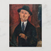 Amedeo Modigliani - Paul Guillaume, Novo Pilota Briefkaart (Voorkant)