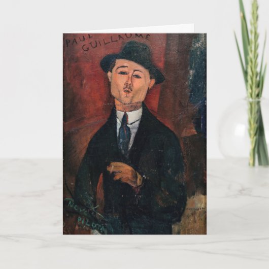 Amedeo Modigliani - Paul Guillaume, Novo Pilota Kaart (Voorkant)