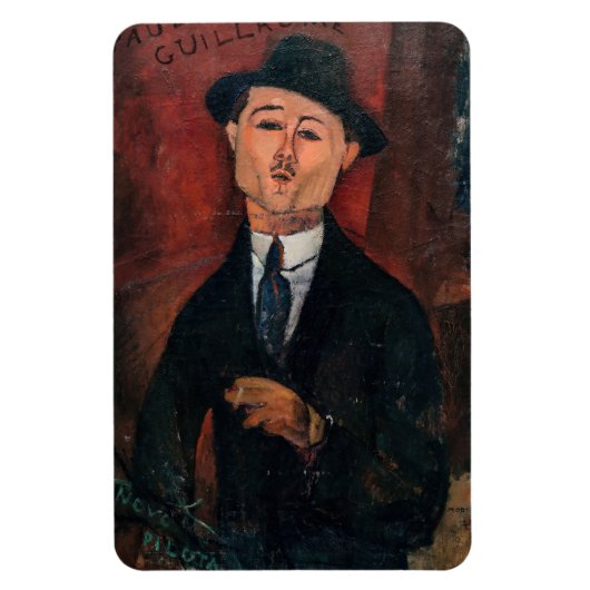 Amedeo Modigliani - Paul Guillaume, Novo Pilota Magneet (Verticaal)