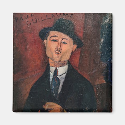 Amedeo Modigliani - Paul Guillaume, Novo Pilota Magneet (Voorkant)