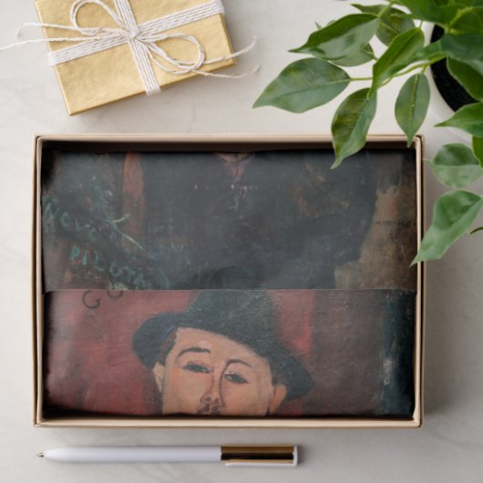 Amedeo Modigliani - Paul Guillaume, Novo Pilota Tissuepapier (Geschenk)