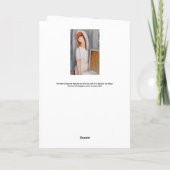 Amedeo Modigliani - Portrait Jeanne Hebuterne #1 Kaart (Achterkant)