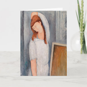 Amedeo Modigliani - Portrait Jeanne Hebuterne #1 Kaart