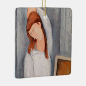 Amedeo Modigliani - Portrait Jeanne Hebuterne #1 Keramisch Ornament (Rechts)