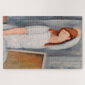 Amedeo Modigliani - Portrait Jeanne Hebuterne #1 Legpuzzel (Horizontaal)