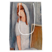 Amedeo Modigliani - Portrait Jeanne Hebuterne #1 Medium Cadeauzakje (Achterkant)
