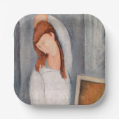 Amedeo Modigliani - Portrait Jeanne Hebuterne #1 Papieren Bordje (Voorkant)