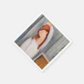 Amedeo Modigliani - Portrait Jeanne Hebuterne #1 Servet (Hoek)