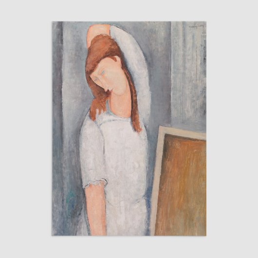 Amedeo Modigliani - Portrait Jeanne Hebuterne #1 Tissuepapier