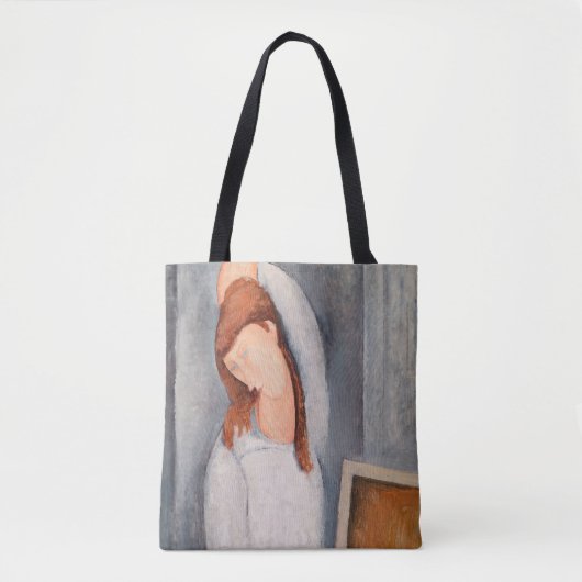 Amedeo Modigliani - Portrait Jeanne Hebuterne #1 Tote Bag (Voorkant)