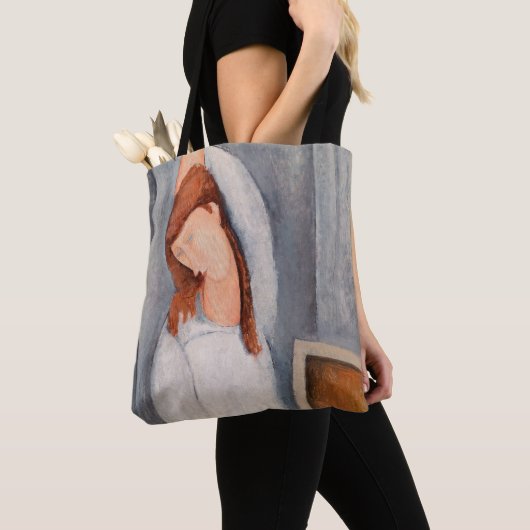 Amedeo Modigliani - Portrait Jeanne Hebuterne #1 Tote Bag (Dichtbij)
