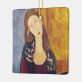 Amedeo Modigliani - Portrait Jeanne Hebuterne #2 Keramisch Ornament (Links)