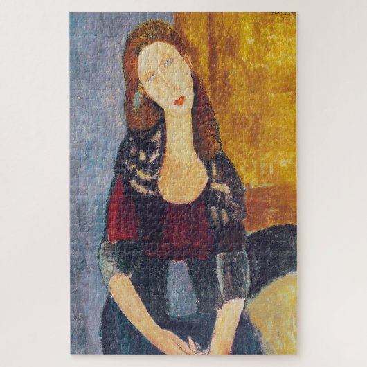 Amedeo Modigliani - Portrait Jeanne Hebuterne #2 Legpuzzel (Verticaal)