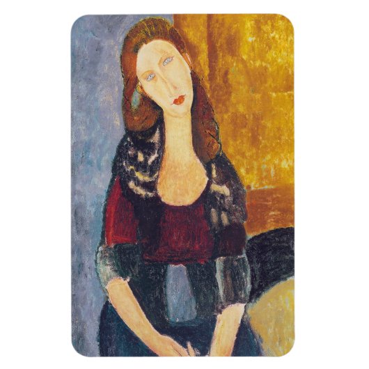 Amedeo Modigliani - Portrait Jeanne Hebuterne #2 Magneet (Verticaal)