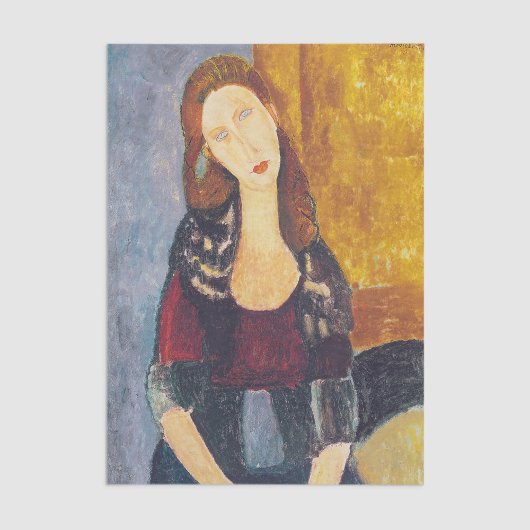 Amedeo Modigliani - Portrait Jeanne Hebuterne #2 Tissuepapier