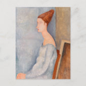 Amedeo Modigliani - Portrait Jeanne Hebuterne #3 Briefkaart (Voorkant)