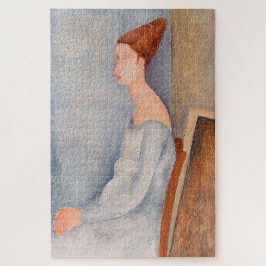 Amedeo Modigliani - Portrait Jeanne Hebuterne #3 Legpuzzel (Verticaal)