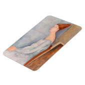 Amedeo Modigliani - Portrait Jeanne Hebuterne #3 Magneet (Linkerzijde)