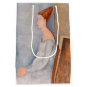 Amedeo Modigliani - Portrait Jeanne Hebuterne #3 Medium Cadeauzakje (Achterkant)