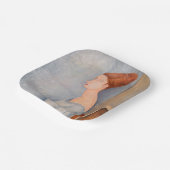 Amedeo Modigliani - Portrait Jeanne Hebuterne #3 Papieren Bordje (Gebogen)