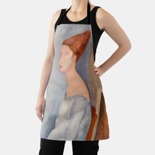 Amedeo Modigliani - Portrait Jeanne Hebuterne #3 Schort (Insitu)