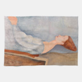 Amedeo Modigliani - Portrait Jeanne Hebuterne #3 Theedoek (Horizontaal)