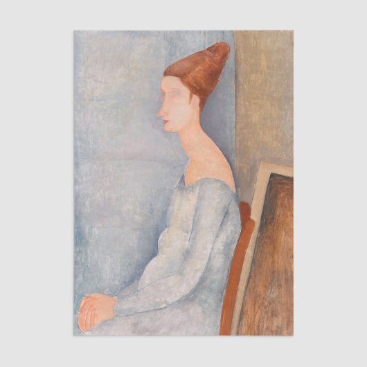 Amedeo Modigliani - Portrait Jeanne Hebuterne #3 Tissuepapier