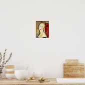 Amedeo Modigliani - portret de Germaine Survage Poster (Keuken)