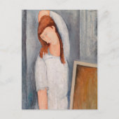 Amedeo Modigliani - Portret Jeanne Hebuterne #1 Briefkaart (Voorkant)