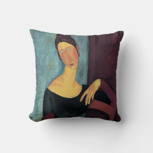 Amedeo Modigliani, Portret van de vrouw van de kun Kussen