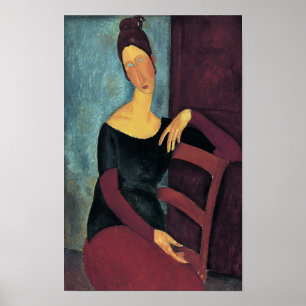 Amedeo Modigliani, Portret van de vrouw van de kun Poster