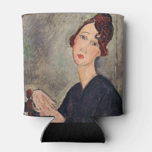 Amedeo Modigliani - Portret van Dedie Hayden Blikjeskoeler (Achterkant)