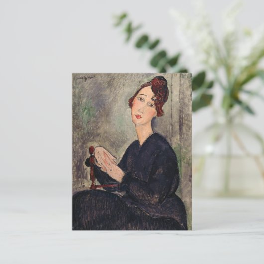 Amedeo Modigliani - Portret van Dedie Hayden Briefkaart (Staand voorkant)