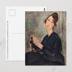 Amedeo Modigliani - Portret van Dedie Hayden Briefkaart