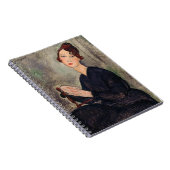 Amedeo Modigliani - Portret van Dedie Hayden Notitieboek (Rechterzijde)