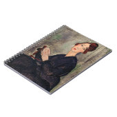 Amedeo Modigliani - Portret van Dedie Hayden Notitieboek (Linkerzijde)