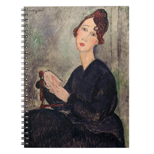 Amedeo Modigliani - Portret van Dedie Hayden Notitieboek (Voorkant)