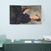 Amedeo Modigliani - Portret van Dedie Hayden Spandoek (Beurs)